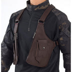 Brackenfield Men's Tactical Vest Crossbody Bag