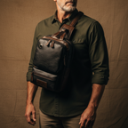 Brackenfield Men's Explorer Chest Crossbody Backpack