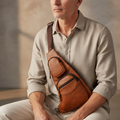 Brackenfield Anti-Theft Men's Crossbody Sling Bag