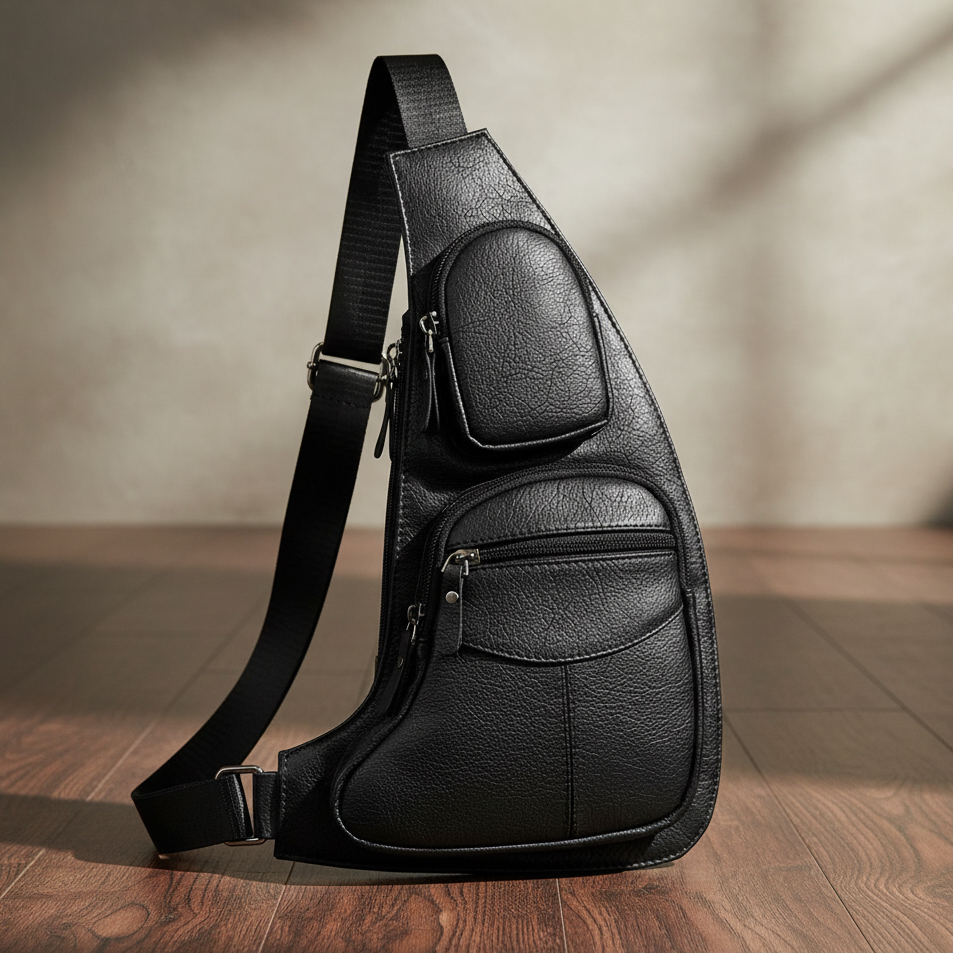 Brackenfield Anti-Theft Men's Crossbody Sling Bag