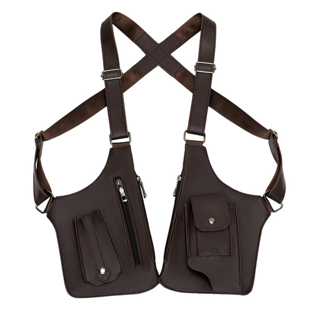 Brackenfield Men's Tactical Vest Crossbody Bag