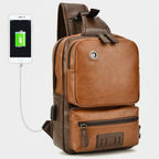 Brackenfield Men's Explorer Chest Crossbody Backpack